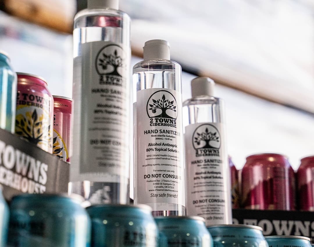 PPE - Hand Sanitizer made by 2 Towns Ciderhouse