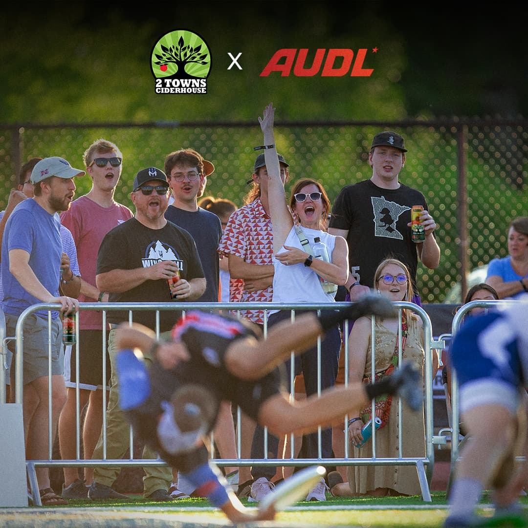 2 Towns Ciderhouse Celebrates Craft Cider With AUDL Fans