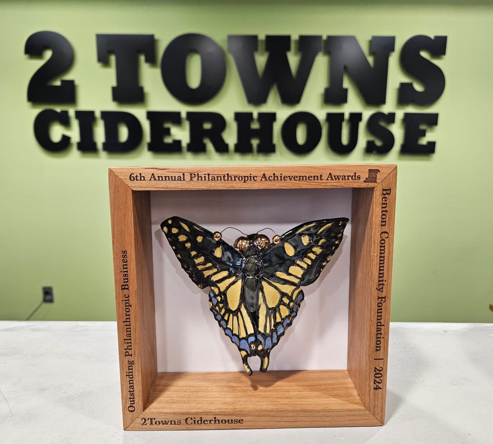 2 Towns Ciderhouse Named Outstanding Philanthropic Business at the BCF’s Philanthropic Achievement Awards
