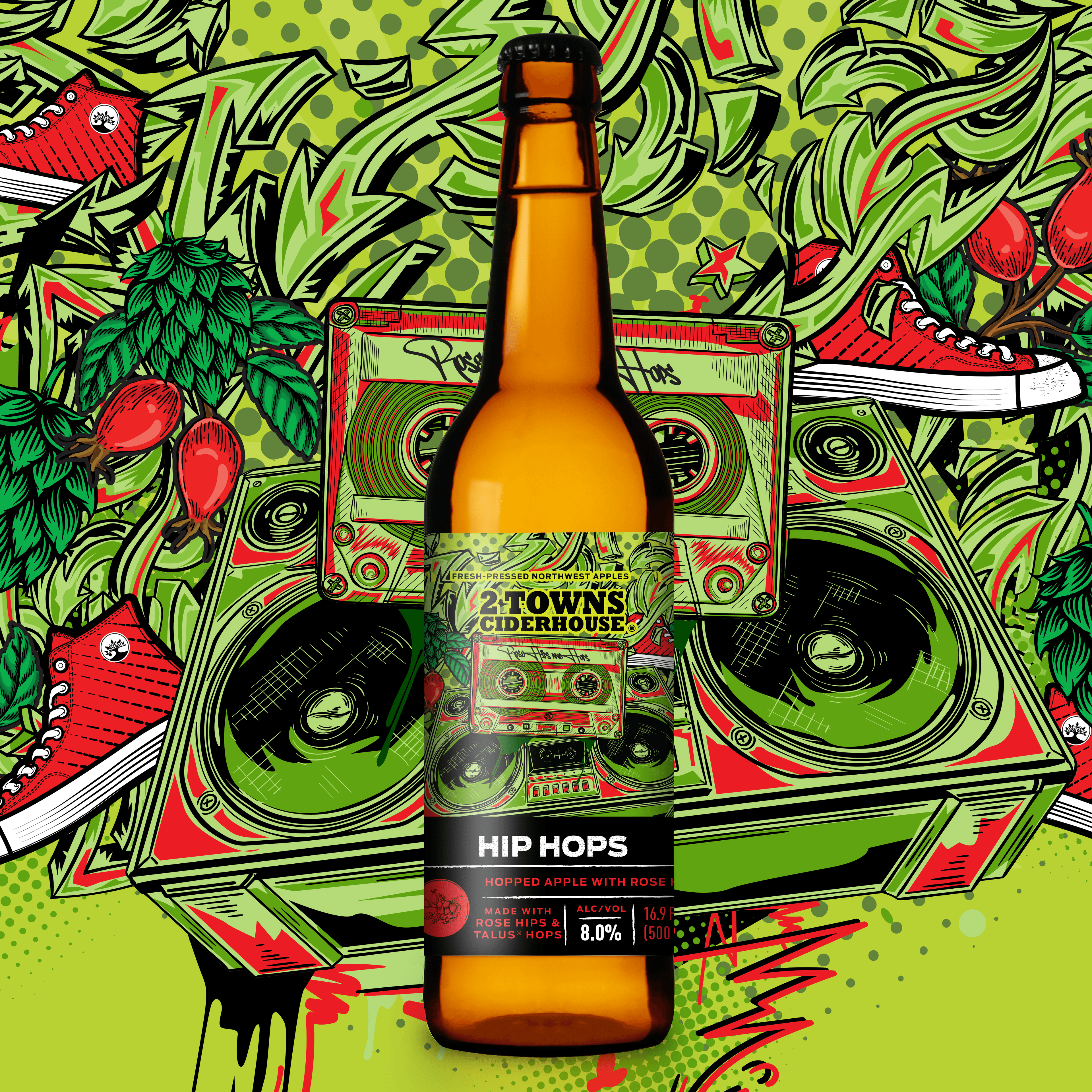 <strong>2 Towns Ciderhouse Doesn’t Miss a Beat with Hip Hops Cider</strong>