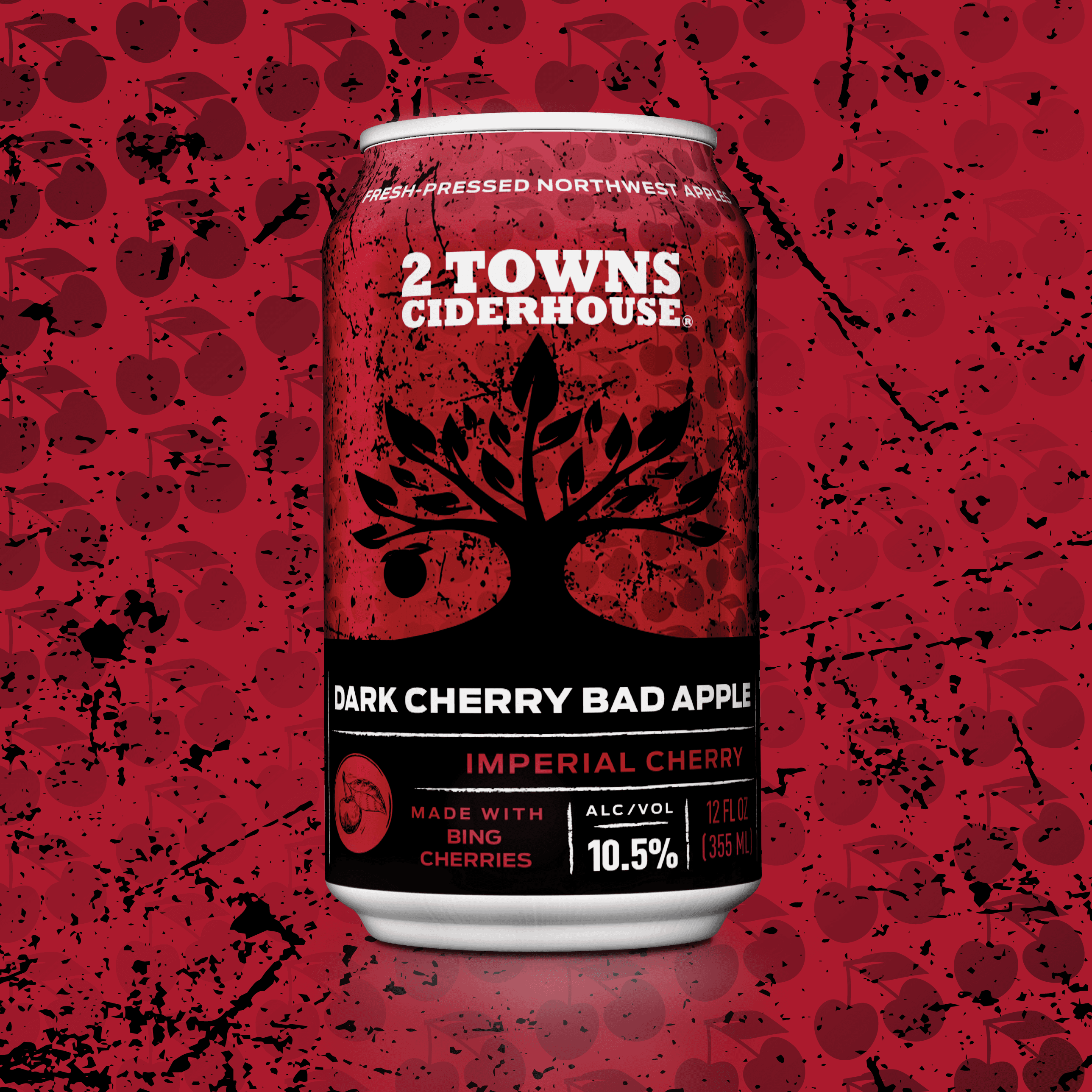 2 TOWNS CIDERHOUSE UNLEASHES A DARK DELIGHT: IMPERIAL DARK CHERRY BAD APPLE