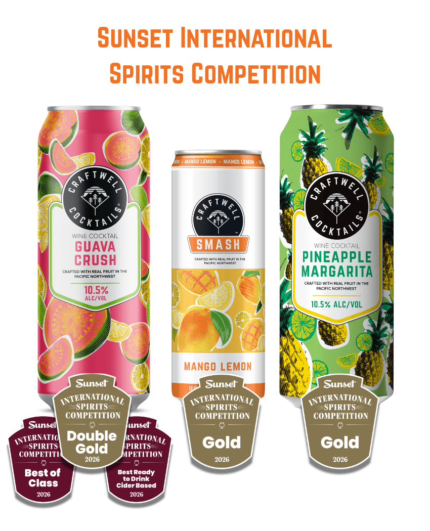 CRAFTWELL COCKTAILS® TAKES TOP HONORS AT 2026 SUNSET INTERNATIONAL SPIRITS COMPETITION